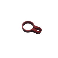 Support de montage en alliage d'aluminium anodisé rouge usiné CNC pour capteur/moteur/caméra/lumière LED |   Marque RCX