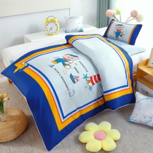 <span class=keywords><strong>100</strong></span>% cotton bé/trẻ em Bộ đồ giường bộ phim hoạt hình tấm Ga Trải Giường/in bộ đồ giường Bộ - Product Image 3