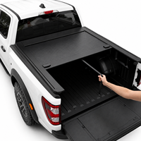 Couverture de benne de camion rétractable manuelle pour Ford Ranger 5 pieds de large, installation facile par fixation par pince