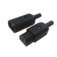 Kabelst ecker 15A 250V 14AWG DOA 10mm USA Standard IEC 60320 C14 C13 für UL CCC TÜV CE-Zulassung