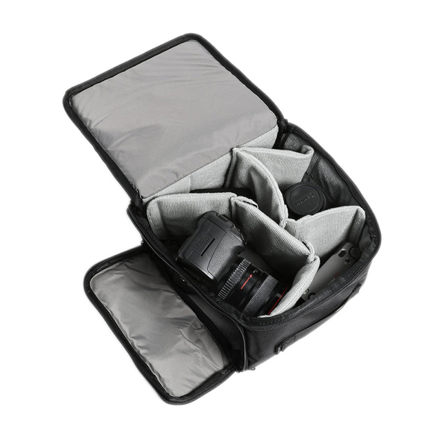 Camera Insert Bag Padded Divider Camera Organizer Insert Waterproof Shockproof DSLR Camera Gear Storage Bag