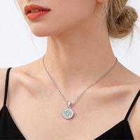 Collier Pendentif Boussole Viking en Acier Inoxydable pour Hommes, Bijou Vintage Nordique à Runes, Vente en Gros