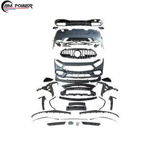 <span class=keywords><strong>2023</strong></span> <span class=keywords><strong>CLS</strong></span> CLASS W257 mise à niveau vers GT63 STYLE KIT de carrosserie voiture pare-chocs GRILLE diffuseur embouts d'échappement 2018- FACELIFT W257 GT63 pièces - Product Image 5