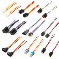 2 3 4 5 6 7 8 10 Pin Konektor Peralatan Sepeda Motor Perakitan Kabel Harness Kabel Otomotif OEM/ODM Pembuatan Perakitan