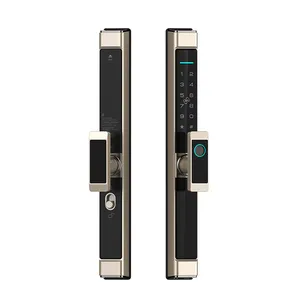 Новые Домашние Tuya Wi-Fi электронный умный дверной замок с биометрическая дактилоскопическая Система смарт-карты ящик для ключей с паролем Кабель с разъемом USB типа C для зарядки