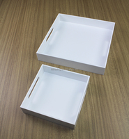 Plateau de rangement en acrylique, 6 pièces, maquillage de luxe, loisir créatif, fait à la main, plateau moderne, pour montre, bijoux, vente en gros