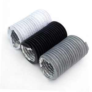 Superpipe 50mm thông gió Lược <span class=keywords><strong>PVC</strong></span> ống dẫn linh hoạt 18inch HVAC nhôm Polyester giải pháp thiết kế đồ họa nhôm lá 5 - Product Image 2