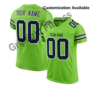 Unisex v-cổ thể thao T-Shirts tùy chỉnh bóng đá Jersey với thăng hoa cá nhân tên và số thiết lập phong cách - Product Image 2