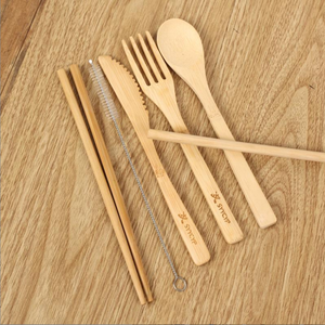 Tre tự nhiên Bộ đồ ăn dao nĩa và muỗng thiết lập dao kéo - Product Image 6