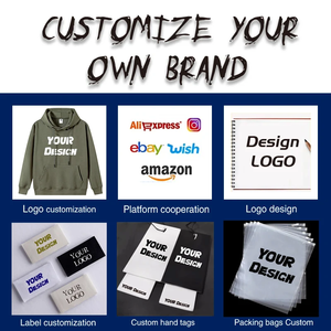 Sweat à capuche pour homme en coton lourd en gros, coupe surdimensionnée personnalisée, tissu en molleton français - Product Image 2