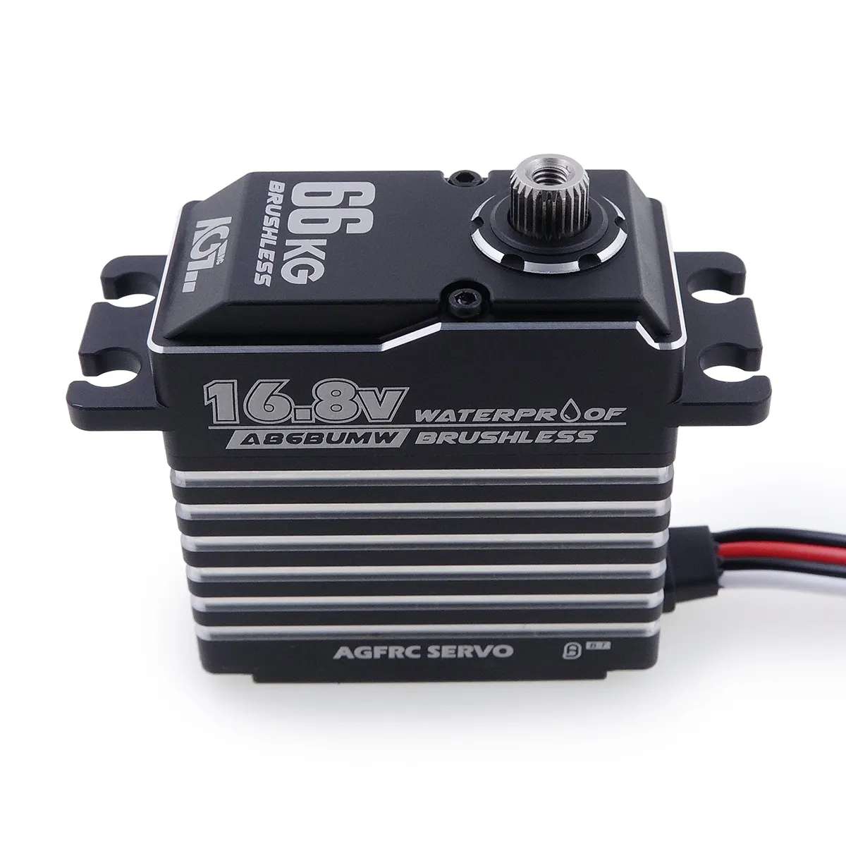 AGFRC A86BUMW 16.8V 66KG Magnetic Waterproof 4S Brushless Monster Torque Servo for 1/8 RC Car Crawler Buggy