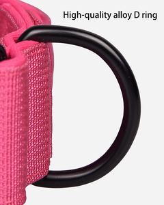 Premium Nylon Dog Leash Collar Set Adjustable Heavy Duty Metal Buckle Padded Tactical Dog Training Collar with Control Handle - Product Image 5