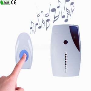 Sonnette sans fil moderne d'usine, dernière génération, 36 mélodies, 2 récepteurs, un émetteur, fonctionne sur piles, sonnettes sans fil - Product Image 2