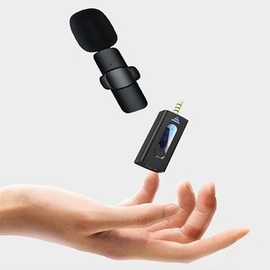 무선 마이크 라발리에 라펠 마이크 Sldr 블루투스 스피커 카메라 무선 라펠 2 in 1 마이크로 3.5MM 2.4ghz 마이크 - Product Image 3