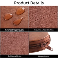 Boîte de rangement pour pilules de voyage en cuir PU de luxe personnalisée avec logo, 7 jours, pour capsules, pilules, vitamines