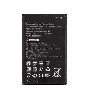 Batterie de remplacement pour routeur MiFi de poche Moxee BP1672 2300mAh Hotspot K77PHSDL Wifi CE RoHS Vente en gros - Product Image 1