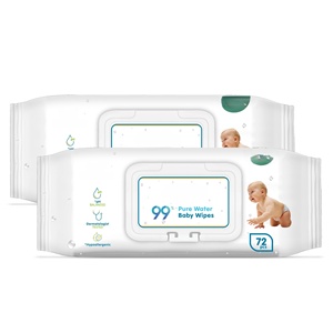 Lingettes pour bébé en gros, jetables, bio, antibactériennes, extra douces, 80 lingettes, nettoyantes, écologiques, fournisseur de lingettes humides pour bébé - Product Image 1