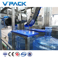 Machine de remplissage d'eau de 5 gallons pour usine d'embouteillage