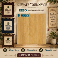 Panel Dinding & Plafon Bambu Solid Tahan Air Harga Grosir Kompetitif Desain Modern Papan Dinding Bambu Kustom