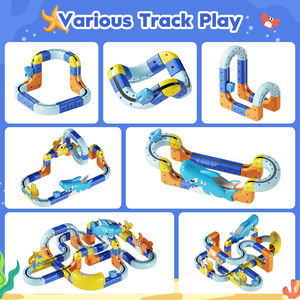 Pista de Carreras Flexible con Tren Antigravedad, Rieles Magnéticos Infinitos 3D, Juguetes STEM, Set de Tren Eléctrico para Niños - Product Image 5