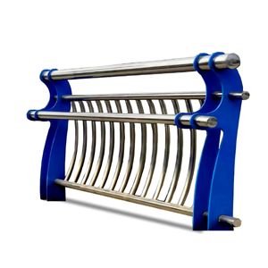 Rampe de piscine avec structure en acier inoxydable pour escalier de terrasse de piscine, villa, hôtel et zones de loisirs en plein air - Product Image 1