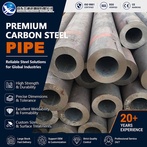 ท่อเหล็กคาร์บอนขนาด 325 มม. หนา 2 มม. เกรด Sch40 ผ่านการเคลือบพื้นผิว S235JR API 5L ผ่านกระบวนการอบอ่อน S355JR คุณภาพสูงสำหรับงานก่อสร้าง - Product Image 1