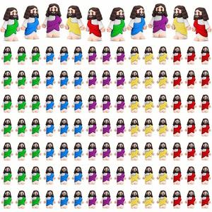 Mini Figuras de Jesús, Lindas Figuras Religiosas Coleccionables, Decoración Colorida <span class=keywords><strong>para</strong></span> el Hogar o Escritorio, Regalo Religioso Perfecto <span class=keywords><strong>para</strong></span> <span class=keywords><strong>Bautizo</strong></span> - Product Image 3