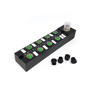 bibo SVLEC 8 Ports <b>Junction</b> <b>Box</b> Termination Wiht M12 Screw Terminal Block Connector - Product Image 1