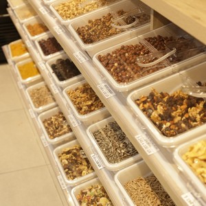 ECOBOX Contenedores con pala para pistachos, dulces, especias, semillas, alimentos secos, granos y frutos secos a granel, en venta - Product Image 2