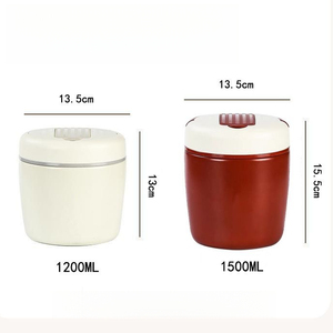 <span class=keywords><strong>Thermos</strong></span> à double paroi en acier inoxydable 304 sans BPA avec couvercle anti-fuite, capacité de 1200 ml pour l'emballage des aliments - Product Image 4
