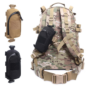 Sac à dos tactique en nylon EDC pour l'extérieur, avec système Molle, extension de capacité, porte-monnaie, porte-cartes, bandoulière, suspension pour une utilisation sécurisée - Product Image 1