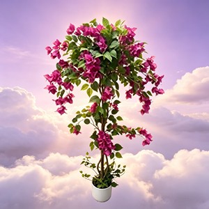 High Quality Real Touch <b>Artificial</b> Silk Bougainvillea <b>Trees</b> Durable Indoor Desktop Plants - Product Image 5
