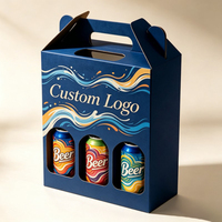 Cajas de Embalaje Corrugadas al por Mayor para Bebidas, Cerveza, Jugos, Envío de Bebidas, Cajas de Regalo para Botellas de Vino, Cartones Personalizados