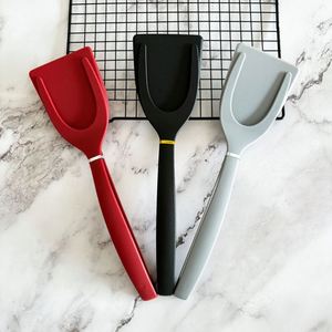 Espátula 2 en 1 para carne y espátula para voltear huevos, con clip de nailon ecológico y mango de acero inoxidable para uso en la cocina - Product Image 3