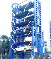 Système de stationnement rotatif intelligent ZHIKE pour extérieur, gestion du stationnement, élévateur de stationnement vertical pour voitures, 2500 kg