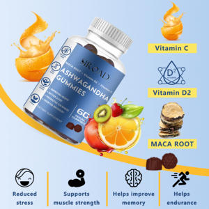 Vendita calda di Gummies Ashwagandha con vitamina <span class=keywords><strong>D</strong></span> e zinco integratori a base di erbe per alleviare lo Stress di supporto dell'umore salute immunitaria - Product Image 3