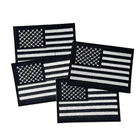 Écusson Souvenir Brodé Personnalisé Drapeau USA, Étiquette Tissée, Thermocollant ou à Coudre, Cadeau Commémoratif de Voyage, Décoration pour Sac à Dos et Chapeau