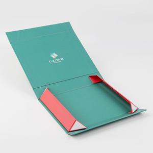 Custodia in pelle personalizzata a basso MOQ per orologi, articoli di cancelleria, abbigliamento, articoli da boxe, iPhone, tazze 	 Scatola per gioielli in carta - Product Image 5