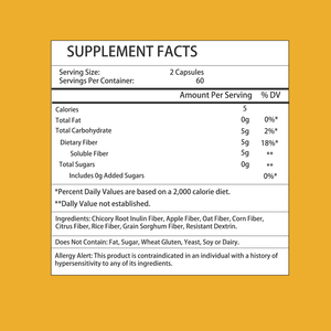 Custom Logo Prebiotic Supplement Capsules Fiber Supplement Balance Gut Microbiome Sugar Free Food Fiber Prebiotic <b>Blend</b> - Product Image 2