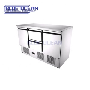 Réfrigérateur de cuisine <span class=keywords><strong>1</strong></span> 2 3 portes avec 2 <span class=keywords><strong>4</strong></span> 6 tiroirs Refroidissement par <span class=keywords><strong>air</strong></span> Équipement de cuisine de restaurant Refroidisseur de table de bar de travail - Product Image 2