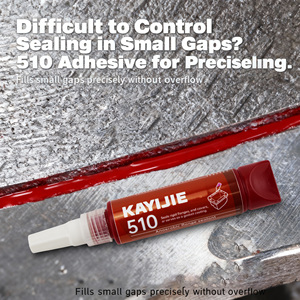 KAYIJIE 510/515/518 Sigillante Anaerobico HiGlue a Presa Rapida per Guarnizioni e Flange, Tubo a Molla Tixotropico Arancione per Meccanismo Rigido - Product Image 4