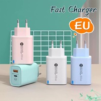 Chargeur rapide pour téléphone portable USB Type C 65W, prise EU US UK, adaptateur de voyage USB-C 65W pour Samsung/Xiaomi/Huawei
