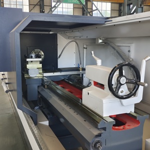 Ck6150 <span class=keywords><strong>CNC</strong></span> quay Máy tiện nhỏ ngang Lathe cứng đường sắt Lathe nhà sản xuất - Product Image 4