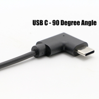 Cable de Extensión USB C Macho a Macho de 90 Grados con Blindaje Trenzado, Longitud Personalizada (20cm-3m), Revestimiento de PVC, Certificado CE ROHS