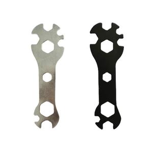 Llave multifunción para bicicleta, 2,5mm, 45, acero, blanco y negro, llave de disco con múltiples orificios para reparación de bicicletas - Product Image 2