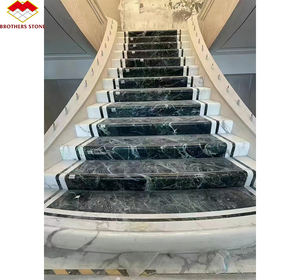 חם מכירה באיכות טובה פרדאס ירוק אבן שיש אבן ירוק מדרגות מדרגות ומשטח מטבח - Product Image 3