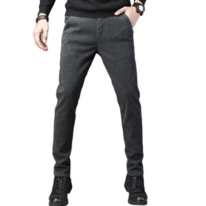 Nouveaux vêtements décontracté <span class=keywords><strong>homme</strong></span> pantalons formels conception vérifier maigre hommes pantalons - Product Image 1