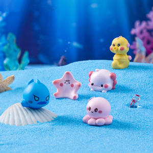 ของตกแต่งตู้ปลาขนาดเล็ก <span class=keywords><strong>รูป</strong></span>สัตว์ทะเลเรซิ่นจิ๋ว เช่น ม้าน้ำ ฉลาม ปลาดาว ปลาอ็อกโซล็อต - Product Image 3