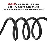 Câble Série DVI YouLong 3m 28AWG DB9 9 Broches Mâle/Femelle Conducteur en Aluminium Isolation PVC Indice IP67 pour Scanner Modem Imprimante