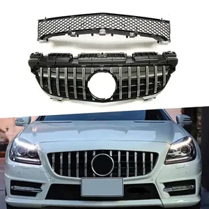 Grille avant de voiture pour Mercedes Benz SLK classe R172 2011-2015, protection inférieure en maille, accessoires auto tuning - Product Image 3